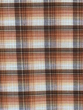 Brown Plaid Fabric